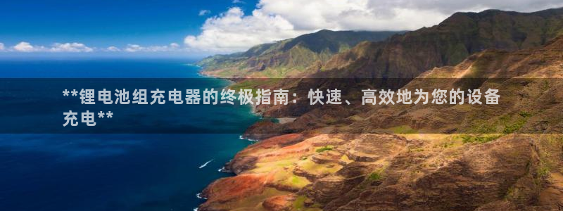凯时登录首页,凯时K66：**锂电池组充电器的终极指南：快速、高效地为您的设备
充电**