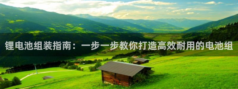 尊龙官方平台：锂电池组装指南：一步一步教你打造高效耐用的电池组