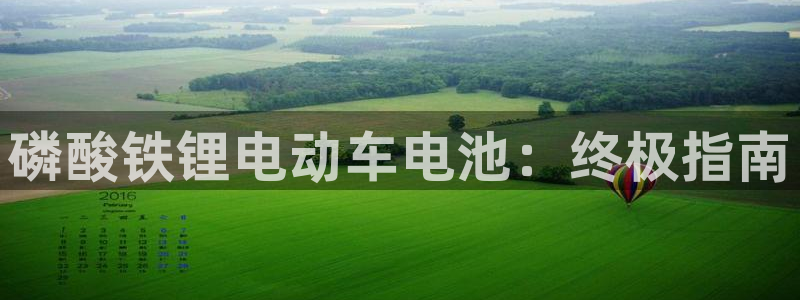 尊龙凯时开发：磷酸铁锂电动车电池：终极指南