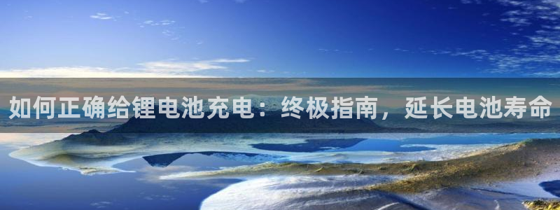尊龙凯时和九游会哪个平台好一点：如何正确给锂电池充电：终极指南，延长电池寿命