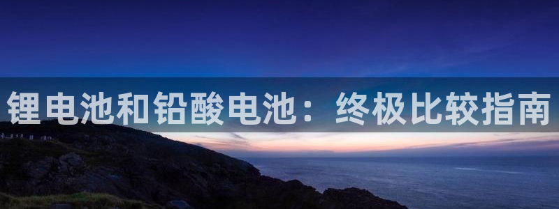 尊龙凯时凯发官网：锂电池和铅酸电池：终极比较指南